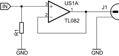 Rysunek 1. Schemat ideowy omawianego stopnia wyjściowego