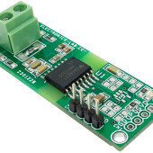 Izolowany pomiar napięcia z wejściem ±1 V i wyjściem różnicowym z wbudowaną przetwornicą DC/DC