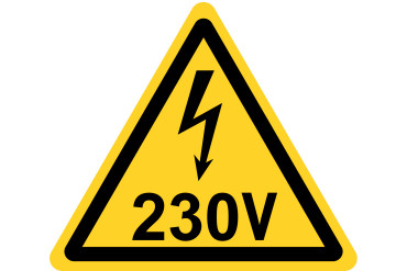 Bezpieczna praca z napięciem 230 V