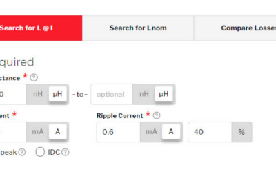 Internetowa wyszukiwarka cewek indukcyjnych od firmy Coilcraft
