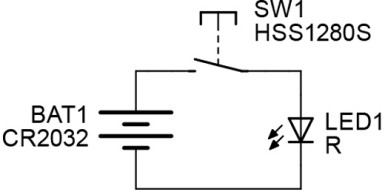 Rysunek 1. Schemat ideowy elektronicznej bombki LED