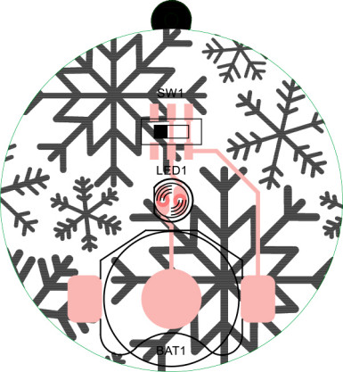 Rysunek 2. Schemat montażowy elektronicznej bombki LED