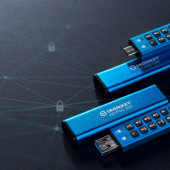 Pamięć szyfrowana IronKey Keypad 200 firmy Kingston Technology z interfejsem USB-C