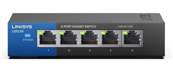 Pięcioportowy przełącznik gigabitowy LGS105