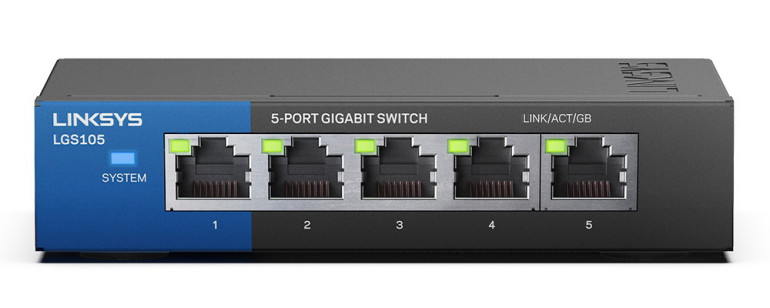 Pięcioportowy przełącznik gigabitowy LGS105