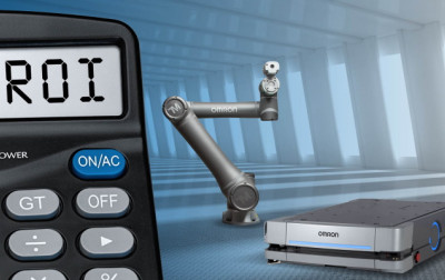 Opracowany przez OMRON kalkulator zwrotu z inwestycji dla robotów mobilnych i współpracujących