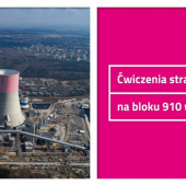 Teren bloku energetycznego w Jaworznie po raz drugi scenerią dla ćwiczeń strażaków