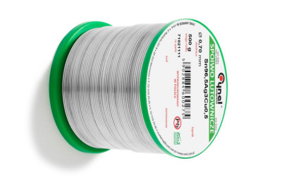 Wybornej jakości, bezołowiowe spoiwo lutownicze firmy Cynel-Unipress o szeregu zastosowań