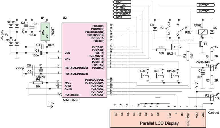 Rys. 1 Schemat ideowy zasilacza