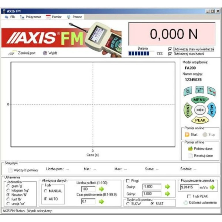 Oprogramowanie AXIS FM
