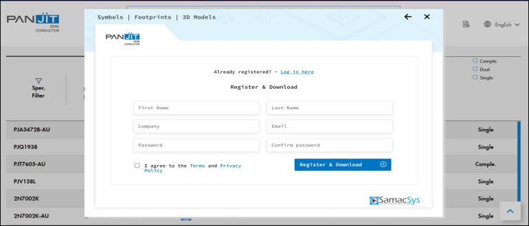 Strona internetowa PANJIT