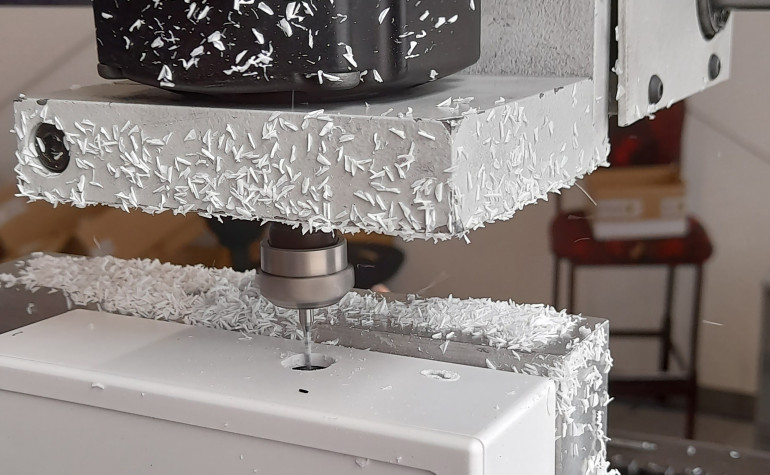 Fotografia 4. Proces frezowania