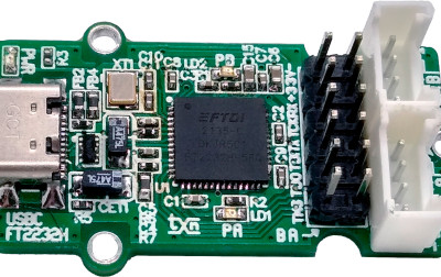 Dwukanałowy konwerter USB-C z układem FT2232H