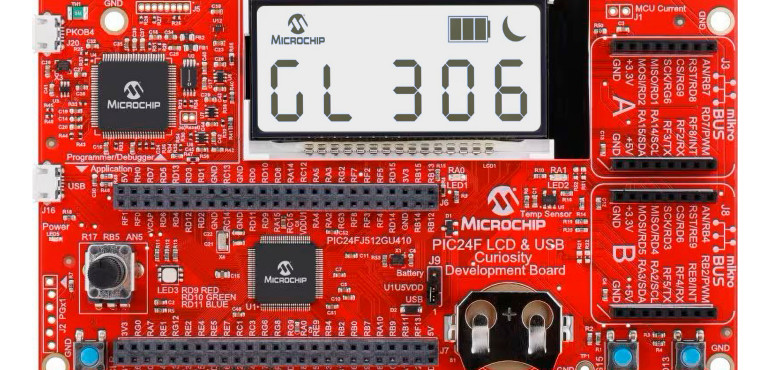 Wygraj płytkę rozwojową Microchip PIC24F LCD i USB
