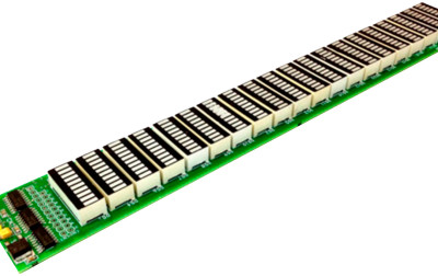 20-segmentowy wyświetlacz słupkowy w rozmiarze jumbo