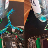 System bezkontaktowego pomiaru ilości płynu