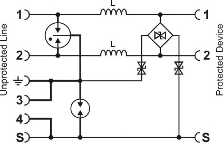 Uproszczony schemat SUG-SAP24V / DIN