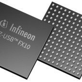 EZ-USB FX10 firmy Infineon Technologies to pierwszy kontroler USB, który zapewnia przepustowość danych 10 Gb/s