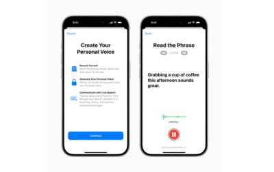 Funkcja Głos Indywidualny pomaga użytkownikom zachować swój głos