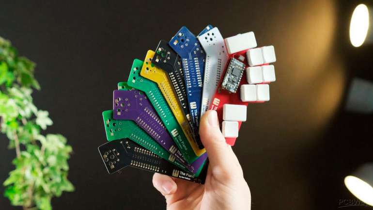 Fotografia 1. Szeroka gama kolorów soldermaski, dostępnych w PCBWay