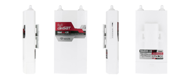 Przemysłowy, zewnętrzny nadajnik GlobalCAM4.5G-2PoE