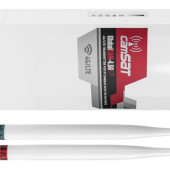 GlobalCAM4.5G-2PoE firmy CAMSAT - przemysłowy, zewnętrzny nadajnik 4G/LTE do kamer IP z 2 portami PoE