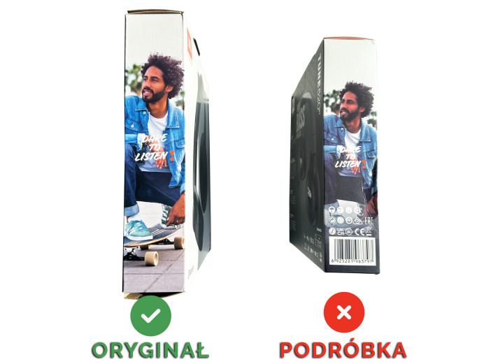 Uwaga na podrabiane słuchawki Tune 520 BT firmy JBL