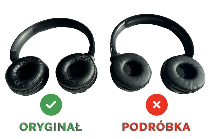 Uwaga na podrabiane słuchawki Tune 520 BT firmy JBL