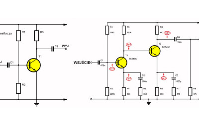 Edukacja w EdW dla szkół i uczelni - wykład 16: Wzmacniacze jedno- i dwutranzystorowe