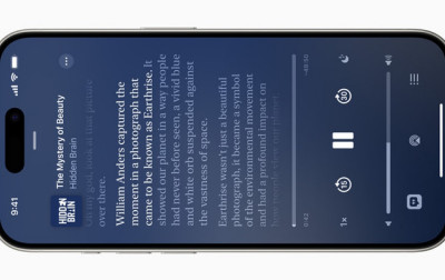 Unikatowa opcja transkrypcji w aplikacji Podcasty Apple
