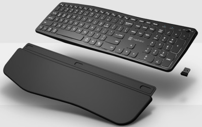 NATEC Porifera - ergonomiczna klawiatura bezprzewodowa do każdego komputera i nie tylko