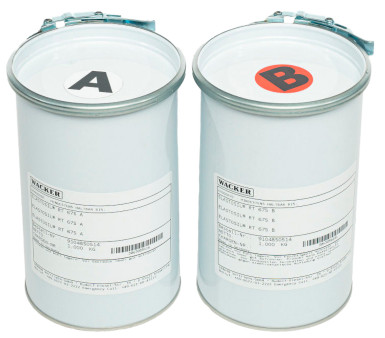 Fotografia 6. ELASTOSIL RT675 – dwuskładnikowa, termoprzewodząca żywica silikonowa w kolorze czerwonobrązowym