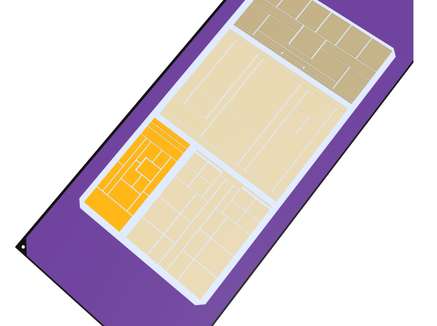 Rysunek 15 - Widok na cziplet I/O w przykładowym procesorze firmy Intel z rodziny Meteor Lake