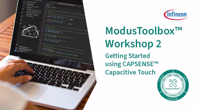 Webinar pt. ModusToolbox™︎ Workshop 2: Getting Started Using CAPSENSE™︎
