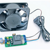 Regulator wentylatora z silnikiem klatkowym