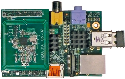 RaspbPI_NFC - płytka czytnika RFID do Raspberry Pi i nie tylko
