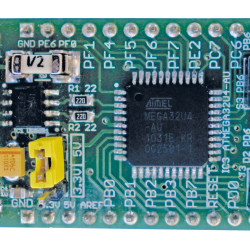 ATmega32U4-DIPMOD – breakout board do mikrokontrolerów AVR ATmega16U4/32U4