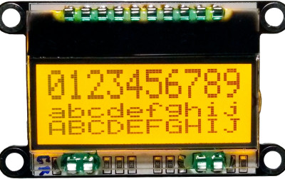 Miniwyświetlacz LCD 4×10 znaków z podświetleniem i interfejsem I²C