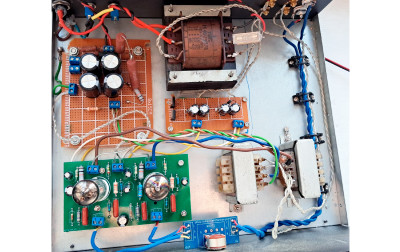 Wzmacniacz lampowy PCL86 Stereo