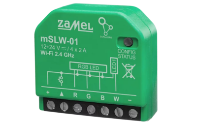 Najnowszy sterownik oświetlenia nastrojowego mSLW-01 od firmy Zamel