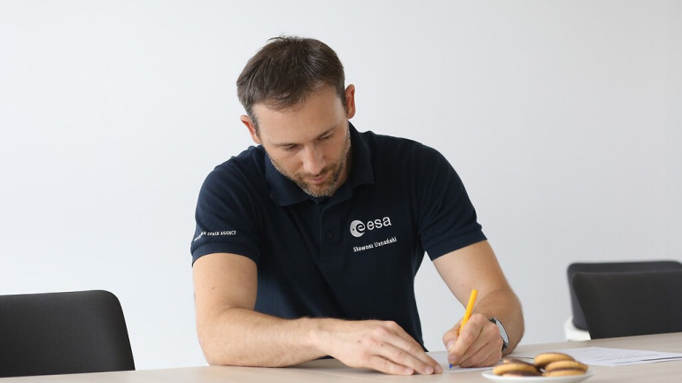 Pan Sławosz Uznański - uznany, polski astronauta projektowy