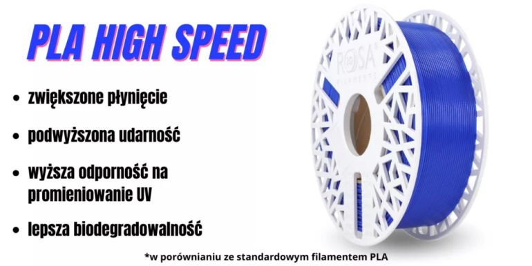 Najważniejsze cechy filamentu PLA High Speed (część 1)