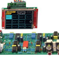 Cyfrowy przedwzmacniacz z ekranem dotykowym i zdalnym sterowaniem, część 2