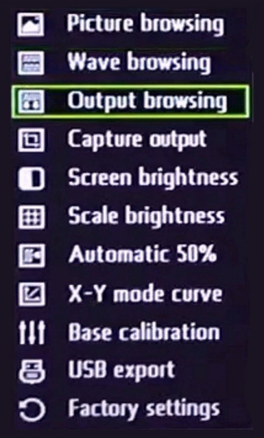 Jedenaście opcji menu