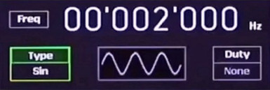 Ustawianie sygnału generatora funkcyjnego