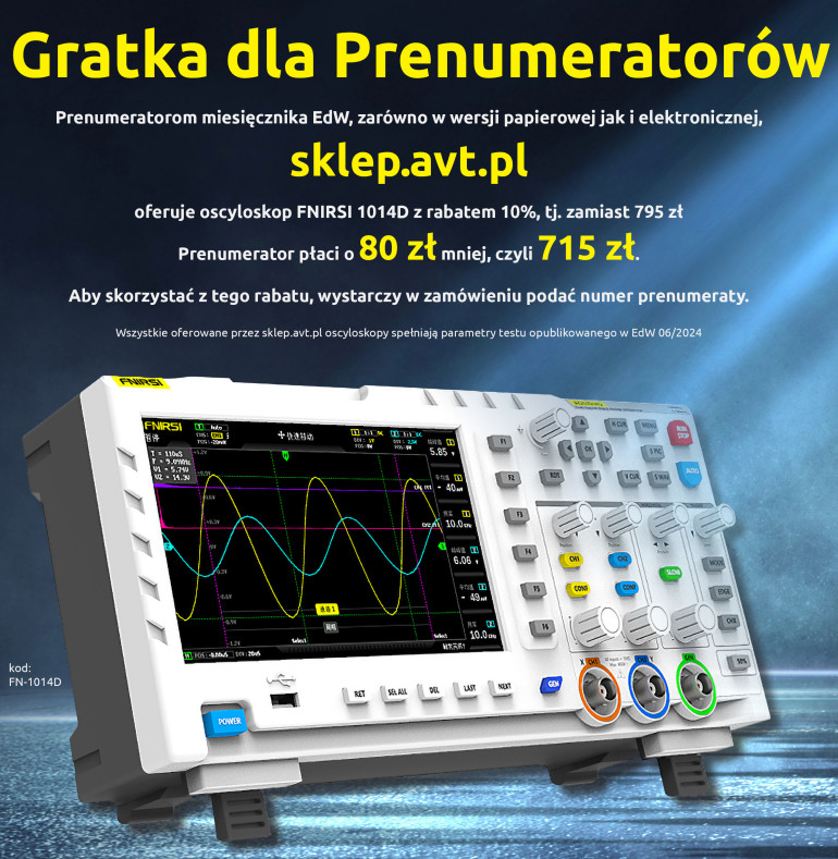 Oferta specjalna dla Prenumeratorów