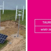 Połączenie instalacji fotowoltaicznych z turbinami wiatrowymi, czyli najnowsza jednostka wytwórcza TAURON w Głażewie (woj. wielkopolskie)