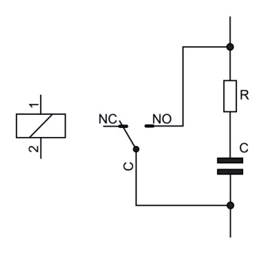 Rysunek 1. Schemat ideowy podstawowego snubbera