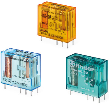 Fotografia 1. Seria 40 – miniaturowe przekaźniki elektromechaniczne