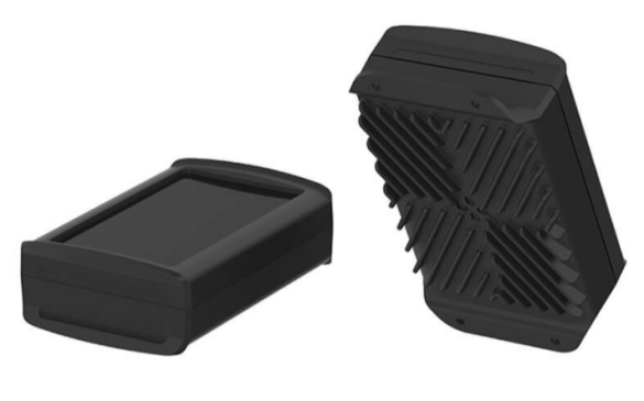 Wariant obudowy BOPLA BoVersa wykonanej z aluminium odlewanego z formowanymi żebrowaniami chłodzącymi i uchwytami mocującymi